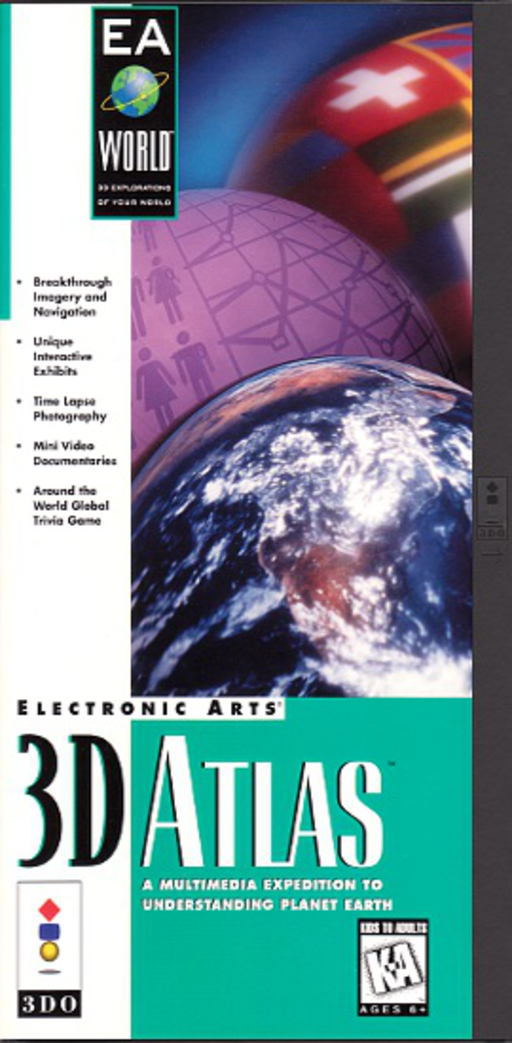 3D Atlas box art for 3DO
